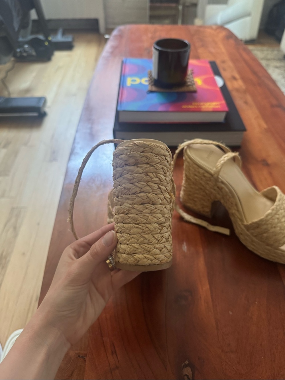 Mango Raffia Platforms - Picture 4 of 4